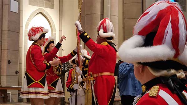 Prinzengarde Fahnenweihe