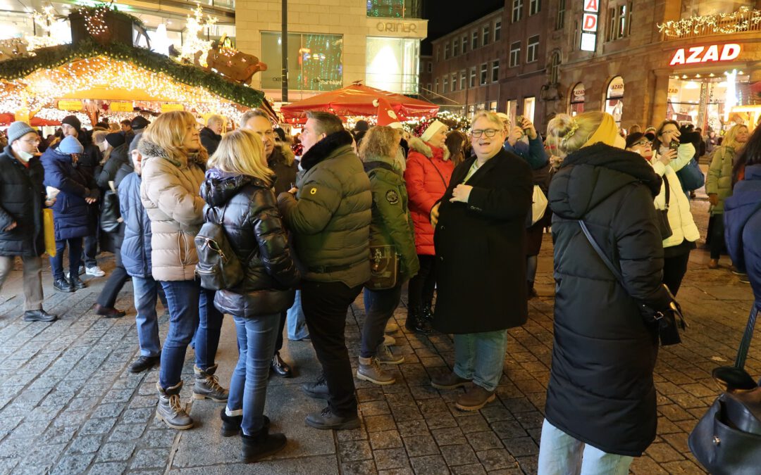 Stammtischtreffen auf dem Weihnachtsmarkt