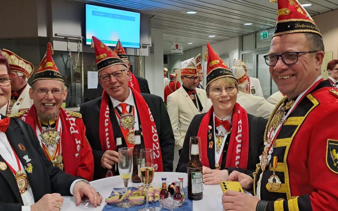 Die Prinzengarde zur Gala in Werne