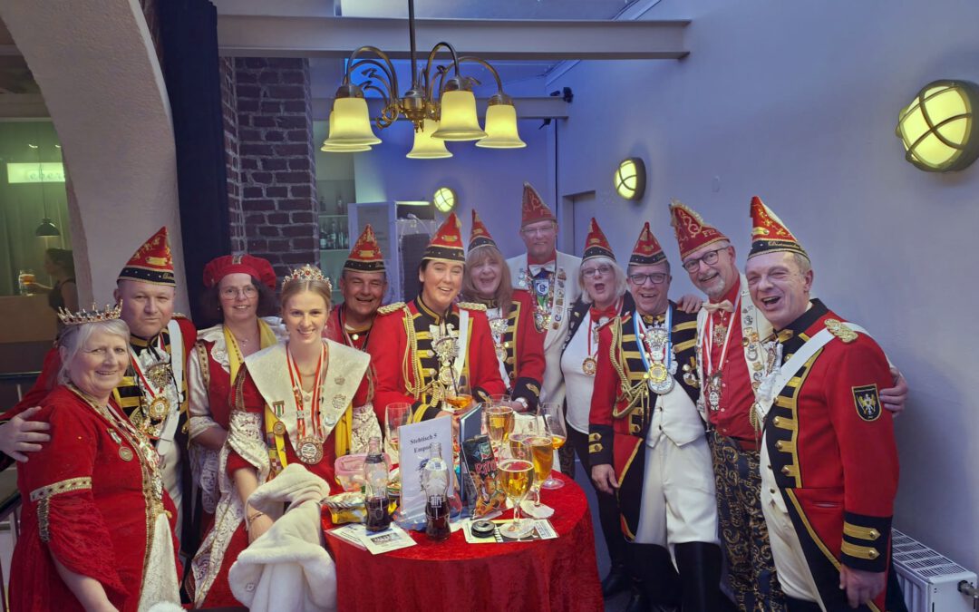 Galaveranstaltung bei unserer Patengarde dem 1. Traditionscorps Ehrengarde der Stadt Oberhausen 1998