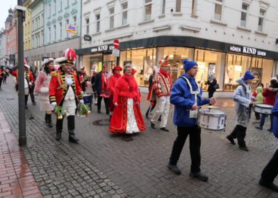 Regimentsausmarsch der Dortmunder Prinzengarde in Hörde