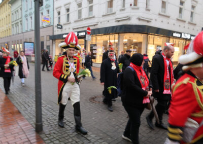 Regimentsausmarsch der Dortmunder Prinzengarde in Hörde