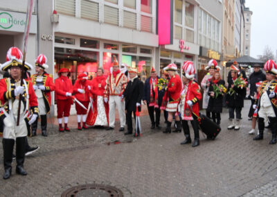 Regimentsausmarsch der Dortmunder Prinzengarde in Hörde