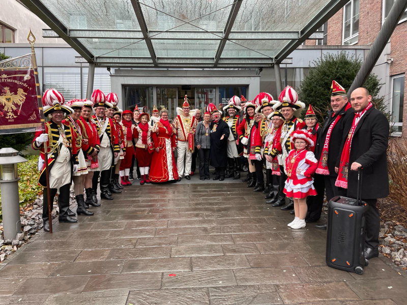 Regimentsausmarsch der Dortmunder Prinzengarde in Hörde