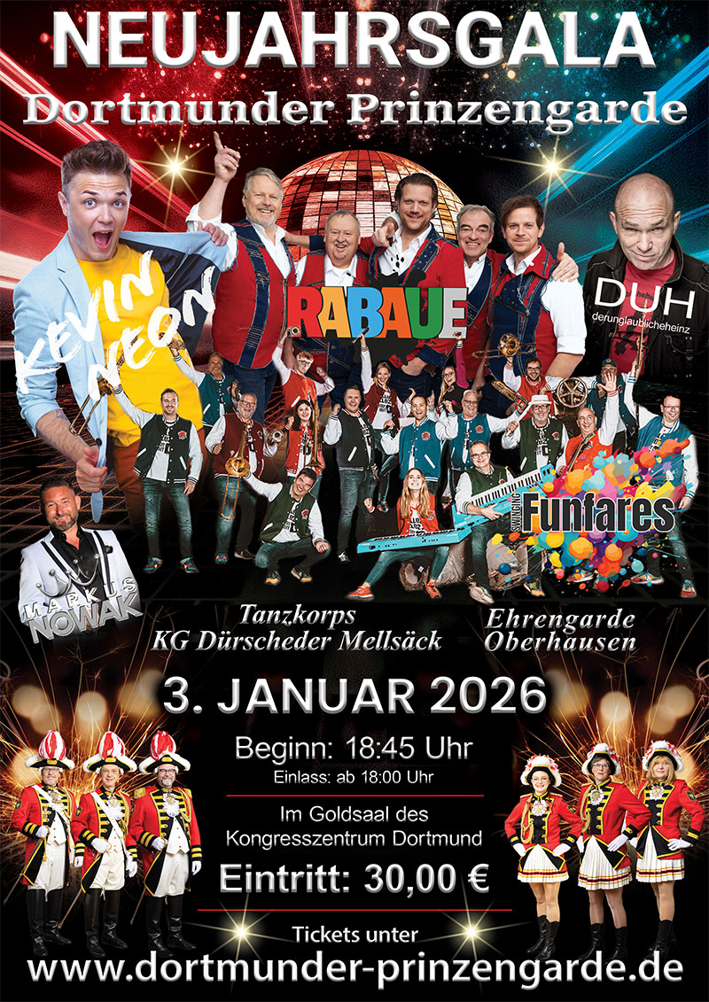 Dortmunder Prinzengarde Neujahrsgala 2026